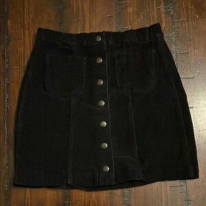 Brandy Melville Button-Front Skirt Small